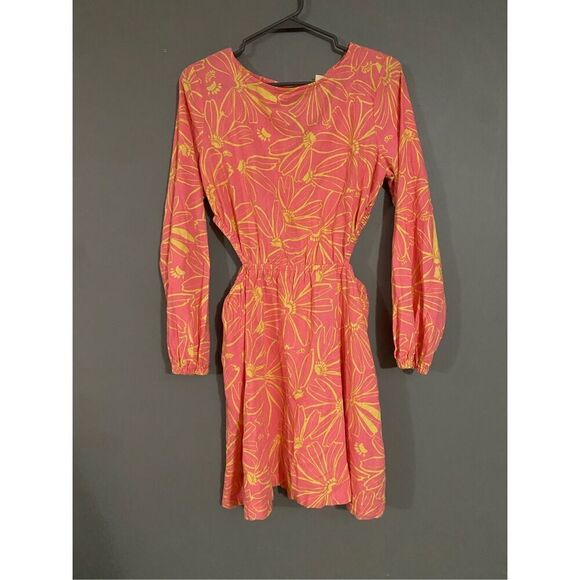 Universal Thread Ballon Long Sleeve Mini A Line Dress Waist Cutout M NWT - Picture 3 of 11